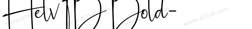 HelvFB Bold字体转换